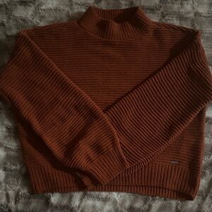 Hollister Rust Turtleneck Sweater